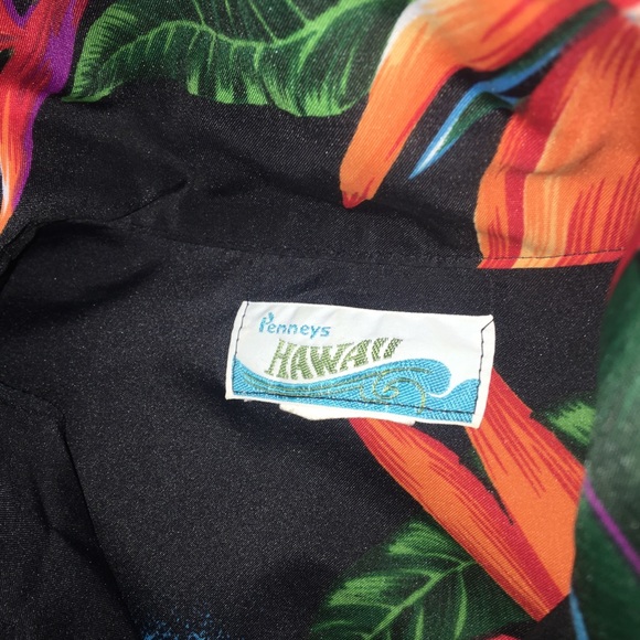Vintage (70s) auth. “Penneys” Hawaiian Shirt (M) - Picture 2 of 3